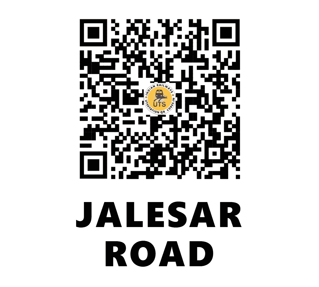 UTS QR Code for JALESAR ROAD - JLS (NC - UTTAR PRADESH)